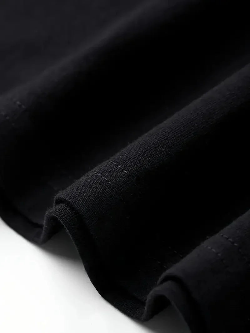 Kadın T-Shirt  "GANDHI The Project" Baskılı Kısa Kollu tişört - Siyah